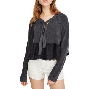 Free People Sweet Jane Pullover Crop Sweatshirt.XS